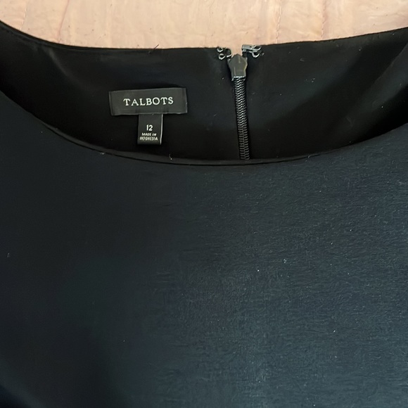 Talbots size 12 black dress - Picture 4 of 5
